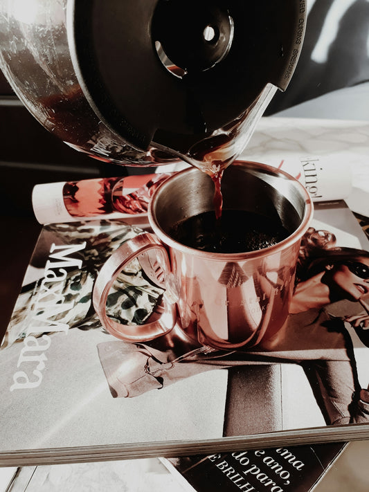 a cup of coffee